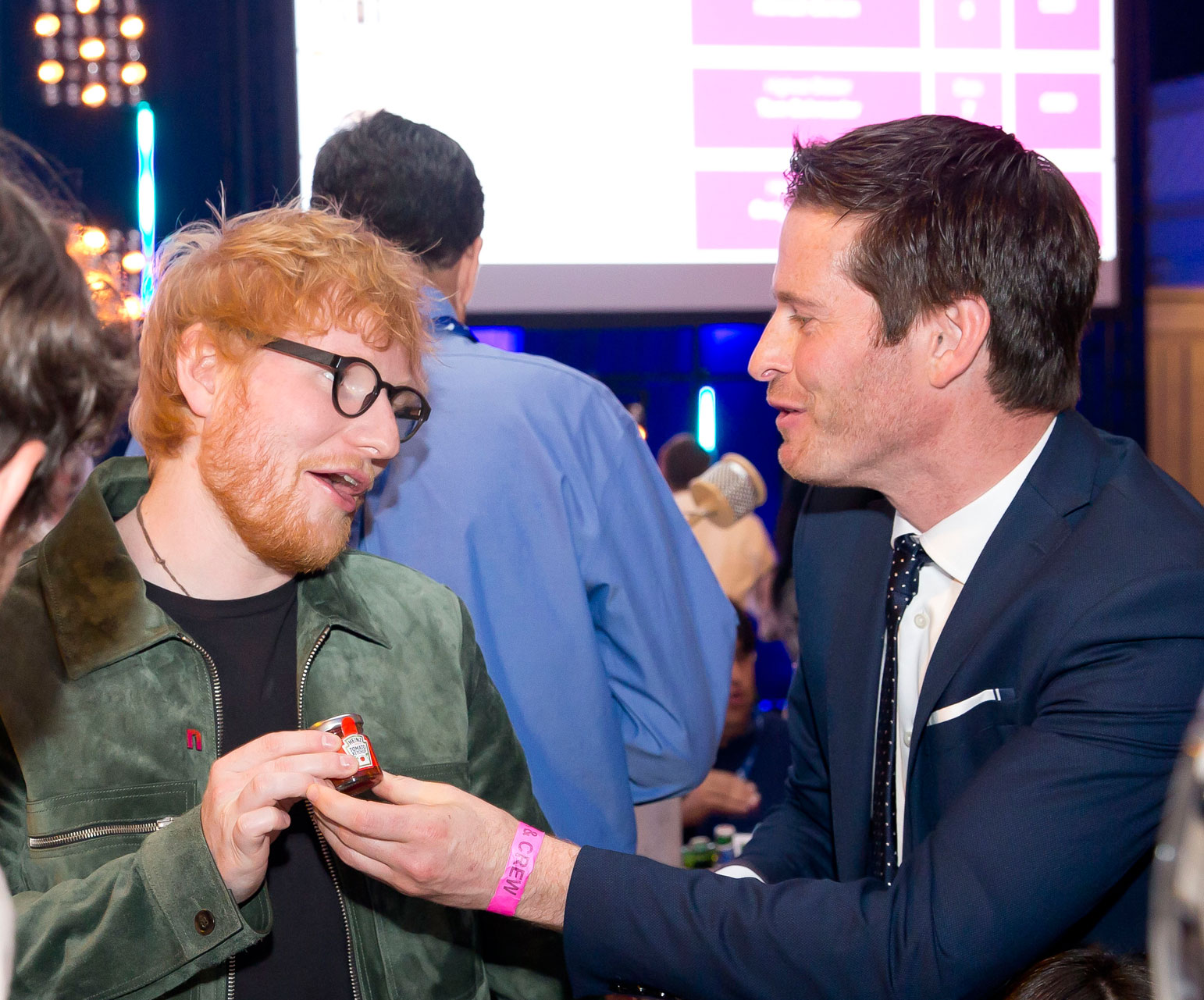 Paul Lytton with Ed Sheeran